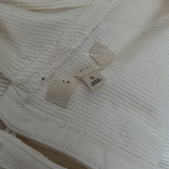 Madewell Cream Ribbed Tank Top Open Back, NWOT - Picture 7 of 7